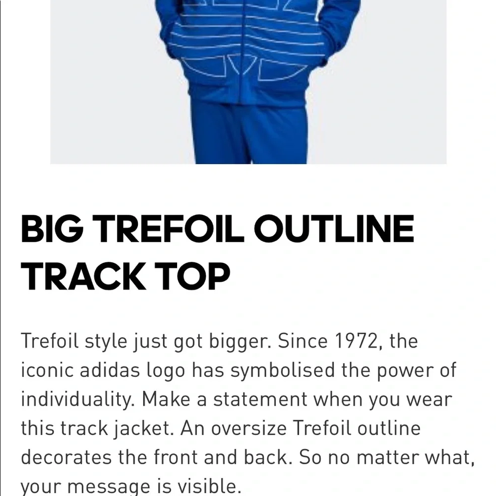 Adidas originals big trefoil jacket - Picture 15 of 16
